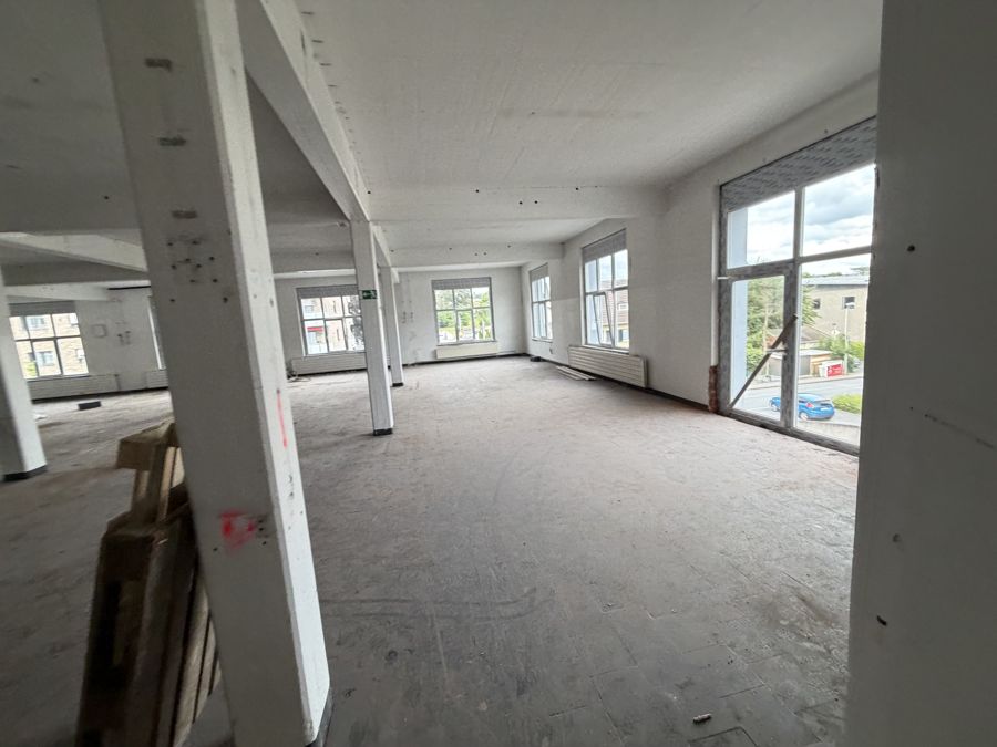 Blick zur Fensterfassade